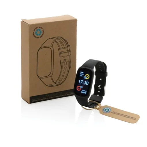 Gift Campaign Smartwatch impermeabile con cinturino in TPU riciclato Steps OLED> Gadget Ecologici|Altri Gadget Pubblicitari