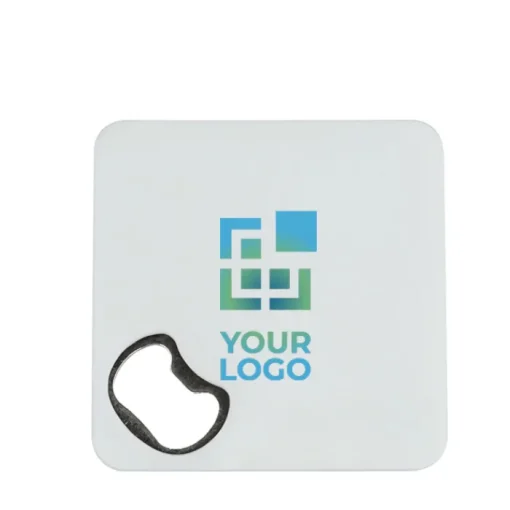 Gift Campaign Sottobicchiere antiscivolo con funzione apribottiglie> Apribottiglie Personalizzati
