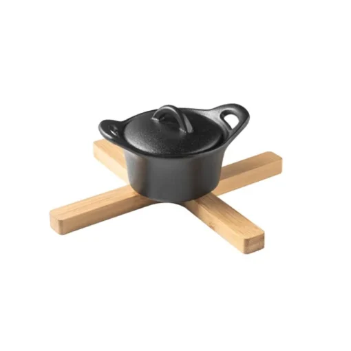 Gift Campaign Sottopentola in legno di bambù a forma di X personalizzabile Bamboo> Altri Utensili Da Cucina