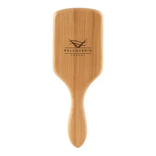 Gift Campaign Spazzola per capelli personalizzata con logo in bambù FSC Bamboo Black> Gadget Per Parrucchieri