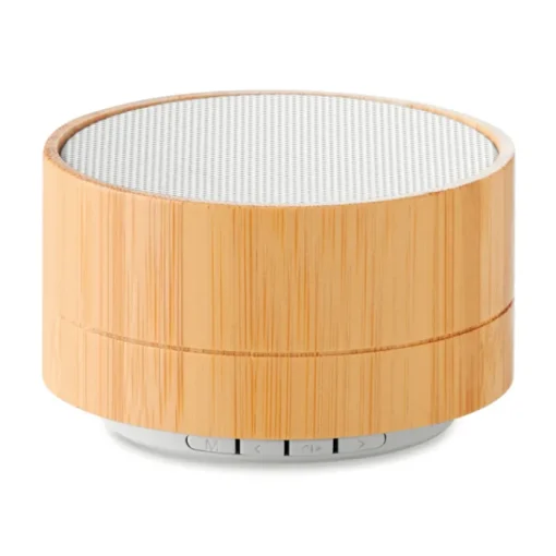 Gift Campaign Speaker bluetooth 4.2 personalizzati con logo aziendale in ABS e Bambù> Casse Personalizzate