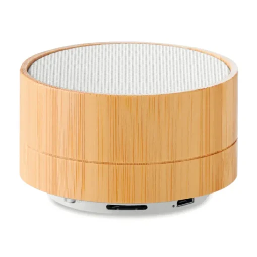 Gift Campaign Speaker bluetooth 4.2 personalizzati con logo aziendale in ABS e Bambù> Casse Personalizzate