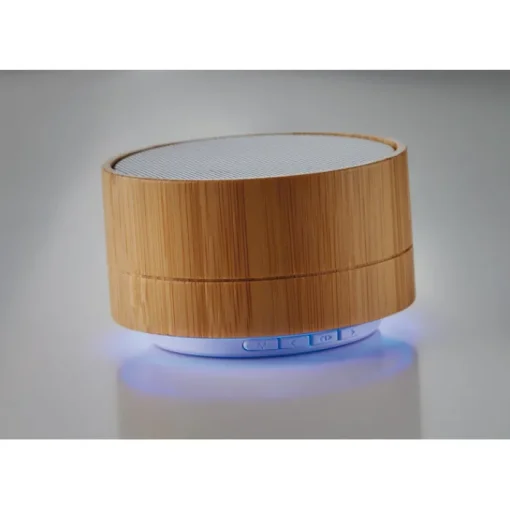 Gift Campaign Speaker bluetooth 4.2 personalizzati con logo aziendale in ABS e Bambù> Casse Personalizzate