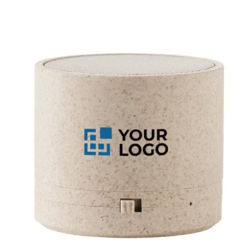 Gift Campaign Speaker bluetooth pubblicitario economico in paglia e ABS Natural Soul> Casse Personalizzate