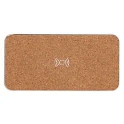 Gift Campaign Speaker con caricatore wireless in paglia, sughero a ABS Wheat Straw></noscript> Casse Personalizzate