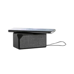 Gift Campaign Speaker portatile in ABS e tessuto con caricatore da 5Wcon logo Fancy> Casse Personalizzate