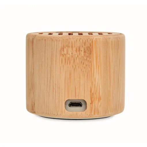 Gift Campaign Speaker wireless 5.3 in ABS e bambù con indicatore luminoso a LED OM> Casse Personalizzate