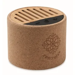 Gift Campaign Speaker wireless 5.3 personalizzati in ABS sughero e bambù Shanti></noscript> Casse Personalizzate