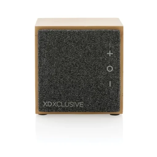 Gift Campaign Speaker wireless BT 5.1 in bambù e ABS riciclato di qualità Luxury 5W> Casse Personalizzate