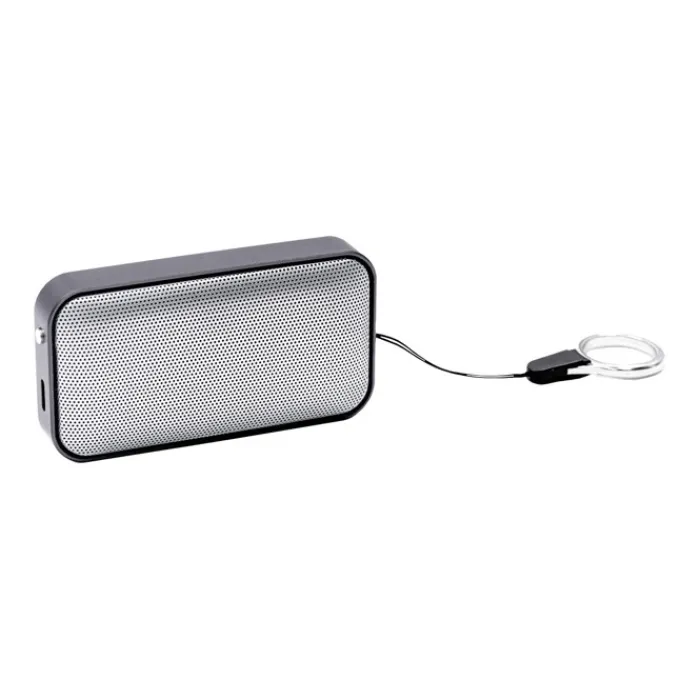 Gift Campaign Speaker wireless ultrasottile in alluminio e microfibra BrandCharger 2W> Casse Personalizzate