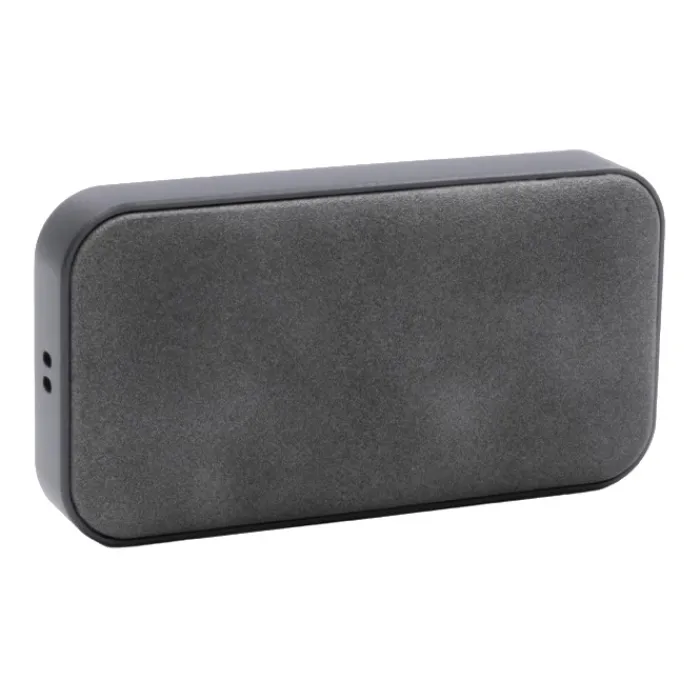 Gift Campaign Speaker wireless ultrasottile in alluminio e microfibra BrandCharger 2W> Casse Personalizzate