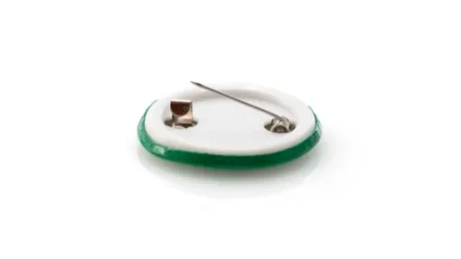 Gift Campaign Spilla rotonda con finitura brillante e chiusura a spilla di sicurezza> Spille