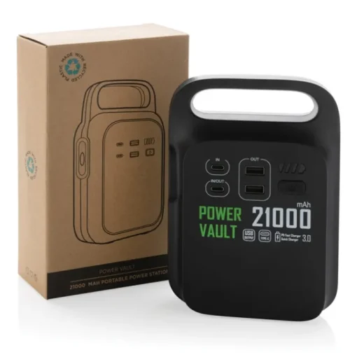Gift Campaign Stazione di ricarica portatile di carica per dispositivi 21.000 mAh> Power Bank Personalizzati