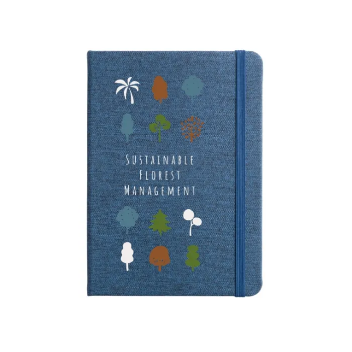 Gift Campaign Taccuini aziendali A5 copertina RPET con tasca pagine a righe Texture> Taccuini Ecologici|Quaderni A5