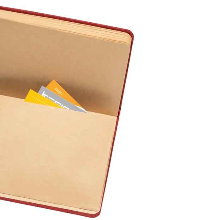 Gift Campaign Taccuini aziendali A5 copertina RPET con tasca pagine a righe Texture> Taccuini Ecologici|Quaderni A5