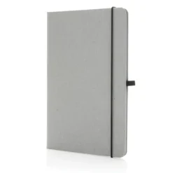 Gift Campaign Taccuini con logo A5 con elastico pagine a righe Recycled Leather> Taccuini Ecologici