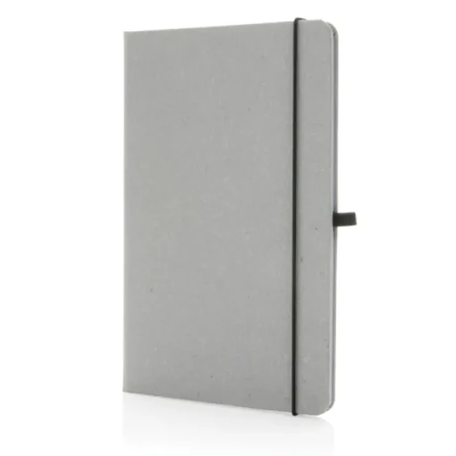 Gift Campaign Taccuini con logo A5 con elastico pagine a righe Recycled Leather> Taccuini Ecologici