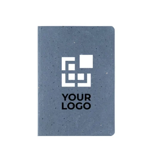 Gift Campaign Taccuini ecologici A5 con logo pagine a righe cotone Semirigid Coffee> Taccuini Ecologici|Quaderni A5