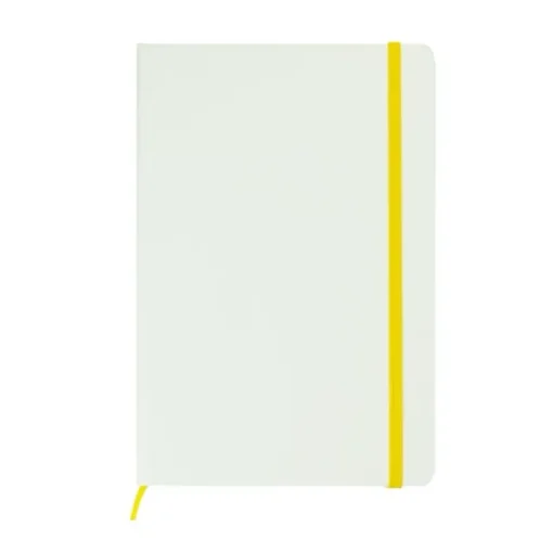 Gift Campaign Taccuini personalizzati A5 con elastico pagine bianche White Colors> Quaderni A5