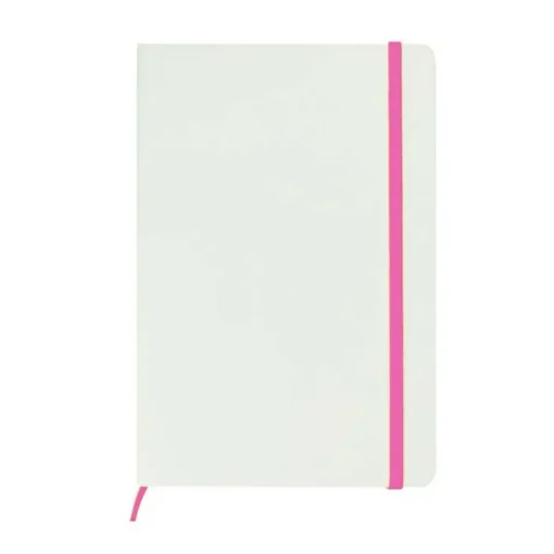 Gift Campaign Taccuini personalizzati A5 con elastico pagine bianche White Colors> Quaderni A5