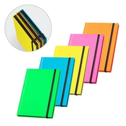Gift Campaign Taccuini promozionali A5 color fluo pagine neutre con bordo Fluor><noscript><img width=