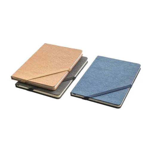 Gift Campaign Taccuino A5 a righe con copertina rigida in carta kraft lavabile FSC™> Taccuini Ecologici|Quaderni A5
