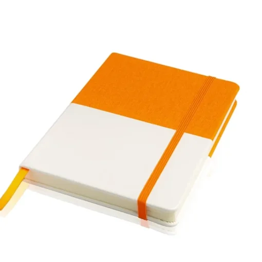Gift Campaign Taccuino A5 bicolore con copertina in similpelle e pagine neutre> Quaderni A5