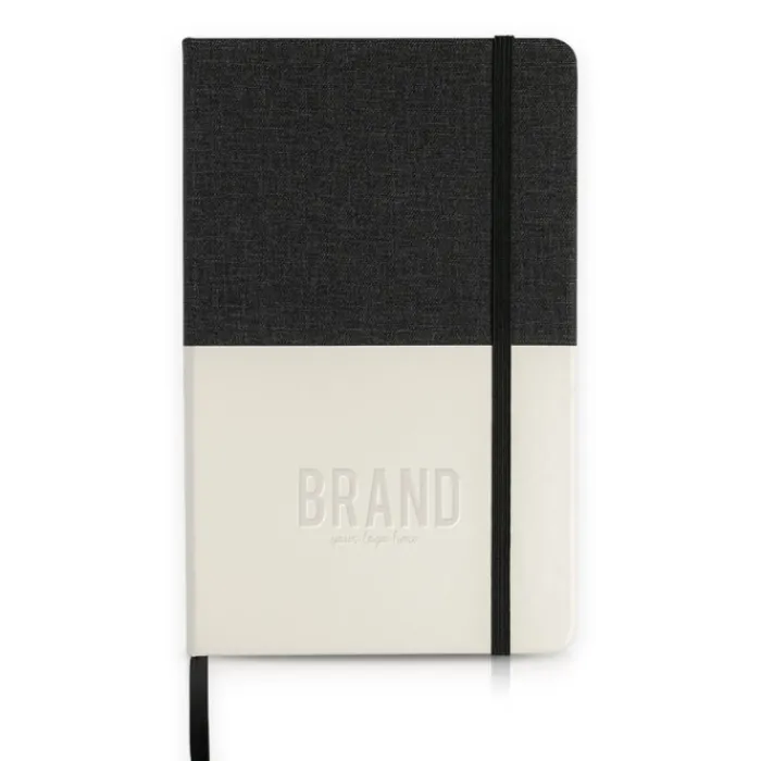 Gift Campaign Taccuino A5 bicolore con copertina in similpelle e pagine neutre> Quaderni A5