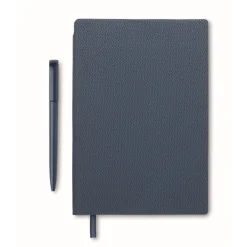 Gift Campaign Taccuino A5 con copertina rigida, pagine a righe e penna blu interna><noscript><img width=