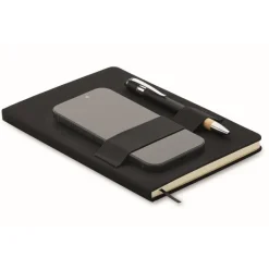 Gift Campaign Taccuino A5 con pagine a righe, penna e fascia elastica per cellulare> Taccuini Con Penna|Quaderni A5