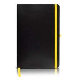 Gift Campaign Taccuino A5 copertina in cartone nera dettagli colorati pagine neutre> Quaderni A5