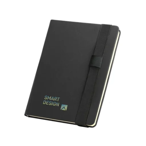 Gift Campaign Taccuino A5 in similpelle con elastico portapenna fogli neutri Pengo> Quaderni A5