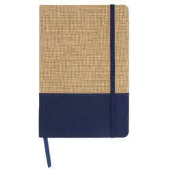 Gift Campaign Taccuino con copertina in iuta e rPET, fondo colorato e fogli a righe></noscript> Quaderni A5