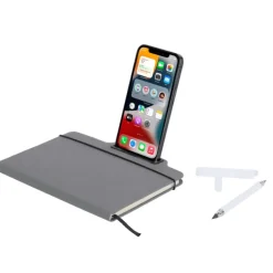 Gift Campaign Taccuino con copertina rigida e supporto per smartphone, pagine neutre A5></noscript> Taccuini Con Penna