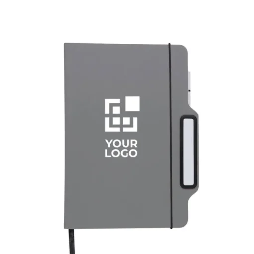 Gift Campaign Taccuino con copertina rigida e supporto per smartphone, pagine neutre A5> Taccuini Con Penna