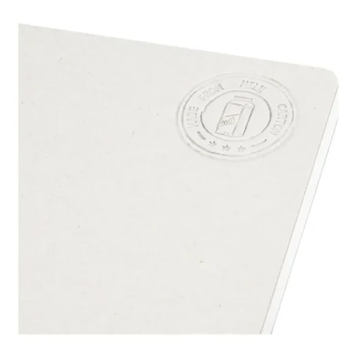 Gift Campaign Taccuino con logo A5 catone riciclato fogli a righe Milk Carton> Gadget Ecologici|Taccuini Ecologici
