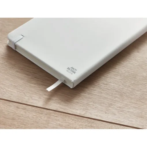 Gift Campaign Taccuino con logo A5 elastico pagine a righe Antibatterico Essential> Gadget Per Medici E Infermieri|Quaderni A5
