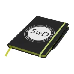Gift Campaign Taccuino nero A5 con penna elastico colorato pagine a righe BlackBook></noscript> Taccuini Con Penna|Quaderni A5