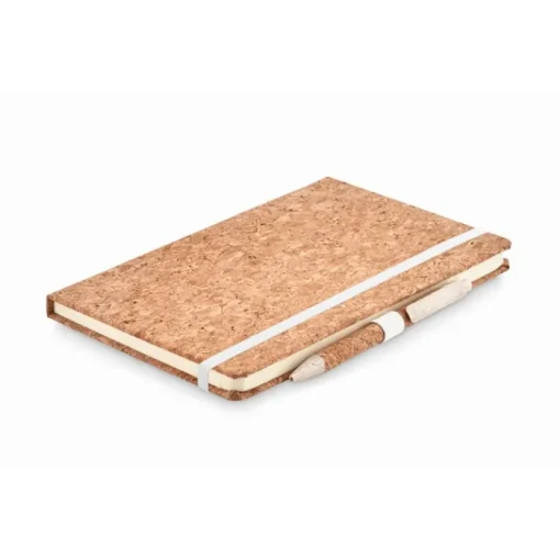 Gift Campaign Taccuino personalizzato A5 con elastico e penna in bambù Earth> Taccuini Con Penna|Taccuini Ecologici