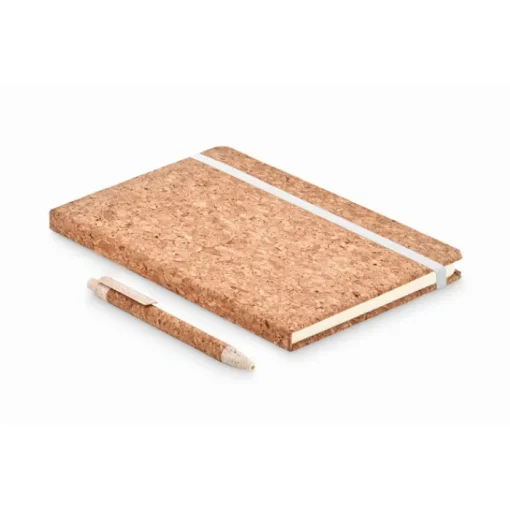 Gift Campaign Taccuino personalizzato A5 con elastico e penna in bambù Earth> Taccuini Con Penna|Taccuini Ecologici