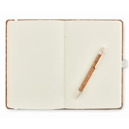 Gift Campaign Taccuino personalizzato A5 con elastico e penna in bambù Earth> Taccuini Con Penna|Taccuini Ecologici