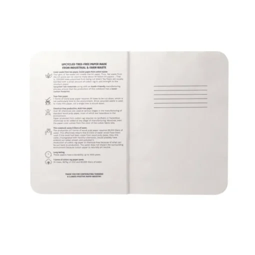 Gift Campaign Taccuino promozionale ecologico A5 pagine a righe Semirigid Tea> Taccuini Ecologici|Quaderni A5