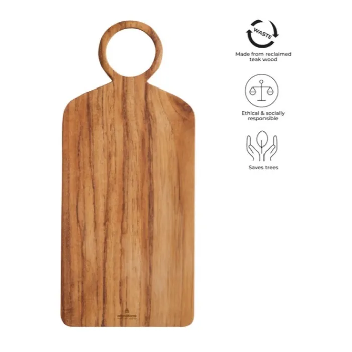 Gift Campaign Tagliere fatto a mano con la radice di un albero di teak> Taglieri
