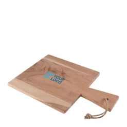 Gift Campaign Tagliere in legno personalizzati di acacia a forma di trapezio Acacia></noscript> Taglieri