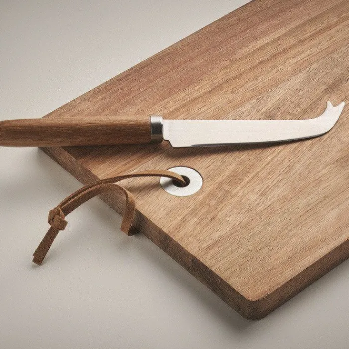 Gift Campaign Tagliere per formaggi in di acacia con coltello> Taglieri