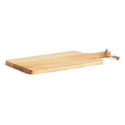Gift Campaign Tagliere rettangolare con logo in pregiato e manico TeakWood> Taglieri