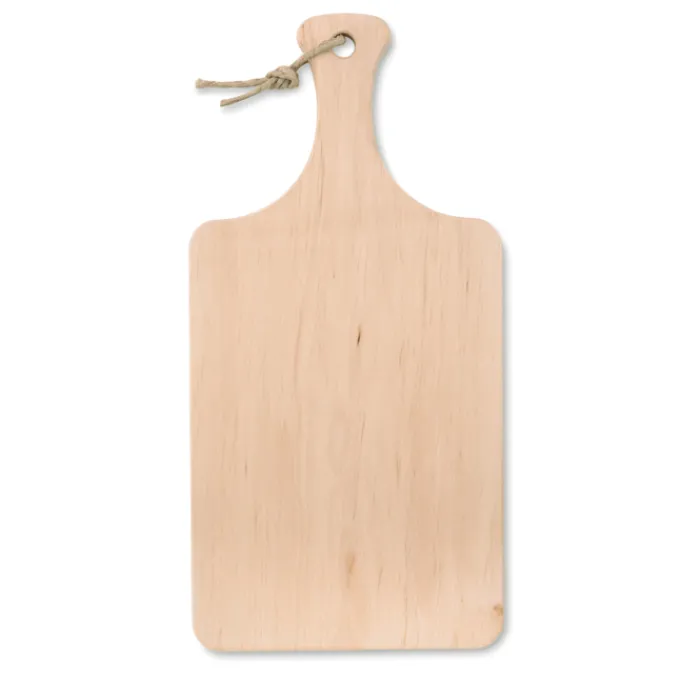 Gift Campaign Taglieri classici con logo in di ontano e con manico Gastro> Taglieri