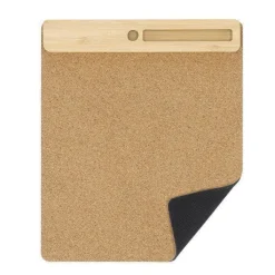 Gift Campaign Tappetino in sughero e bambù con supporto per cellulare e prese USB></noscript> Tappetini Per Mouse