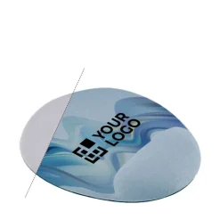 Gift Campaign Tappetino per mouse dalla forma ovale con cuscinetto ergonomico><noscript><img width=