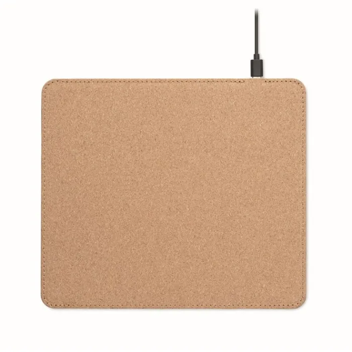 Gift Campaign Tappetino per mouse in sughero con caricatore wireless integrato Cork> Tappetini Per Mouse